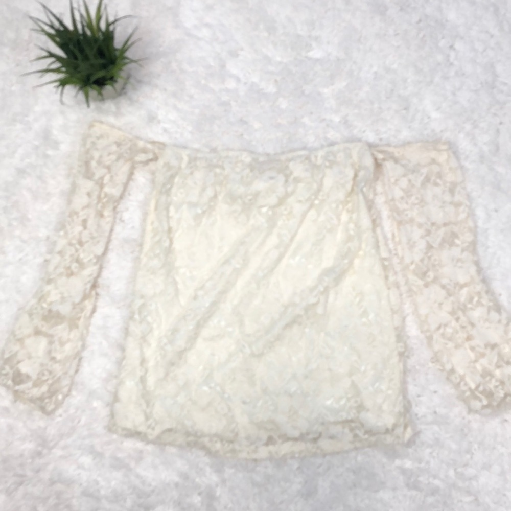 🔥5/25 sale🔥Tobi off the shoulder lace top